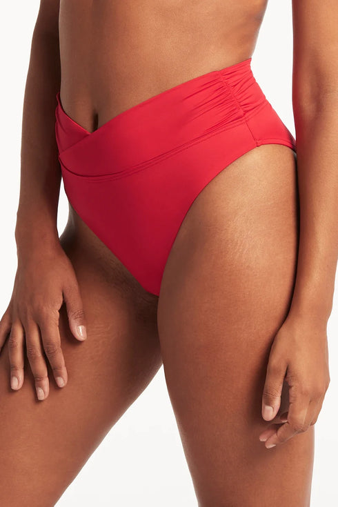 Sea Level Essentials Wrap High Waist Pant